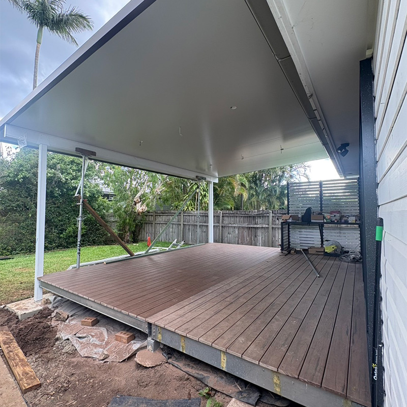 Renovating veranda